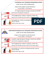 Cara Penggunaan APAR