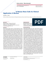 l - Cryopreservation of Human Stem Cells For