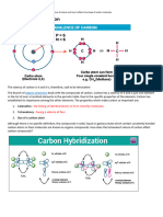 Tetravalent Carbon and Hybridisation