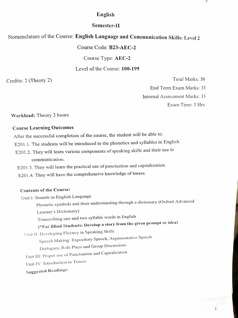 AEC Sem 2 | PDF