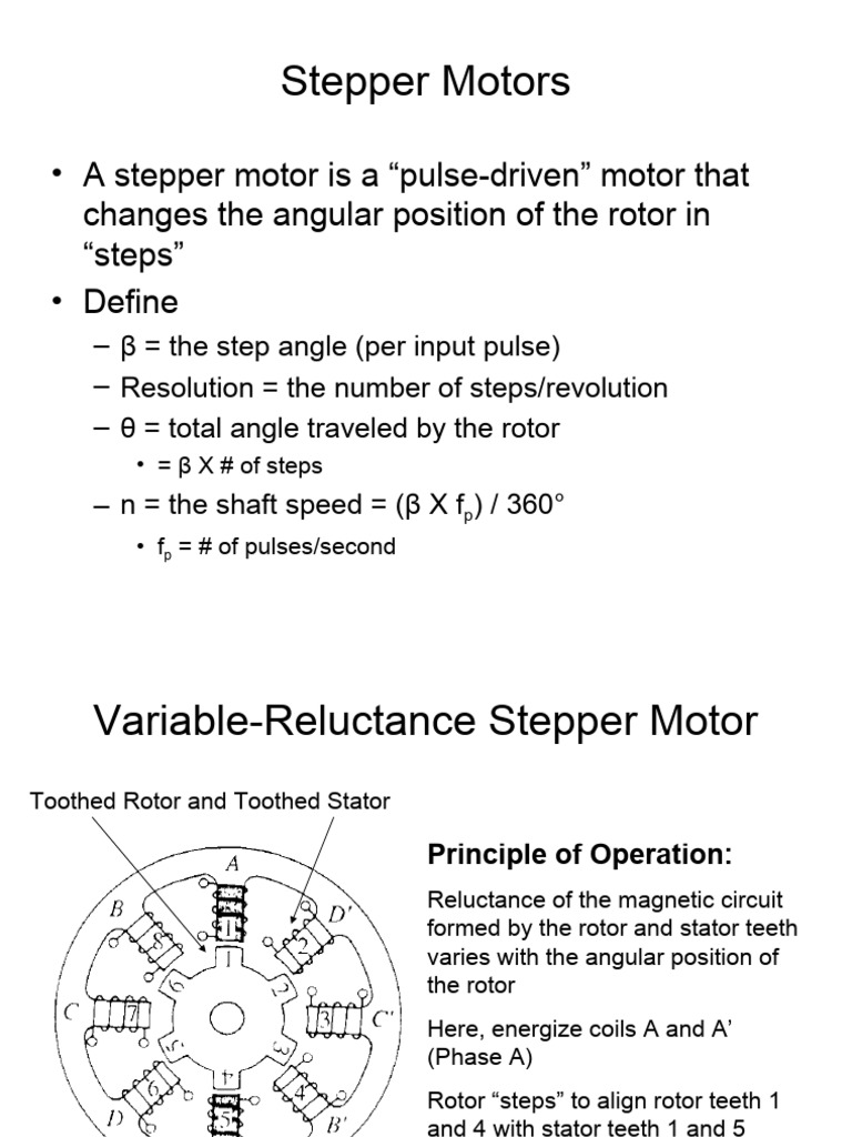 Stepper Motor | PDF