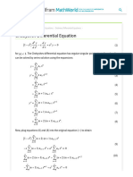 Chebyshev Differential Equation - From Wolfram MathWorld