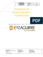 Programa Desratizacion y Fumigacion 2019