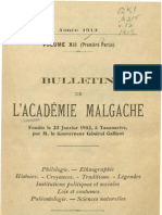 Bulletin de l'Académie Malgache XII, 1 - 1913
