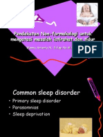 Pendekatan Non-Farmakologi Untuk Mengatasi Masalah Istirahat Dan Tidur