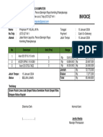 CONTOH INVOICE (Faktur Penagihan)