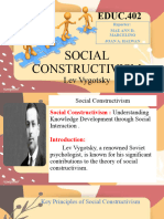 Social Constructivism Marcelino and Halwan 084136