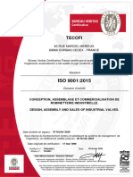 Tecofi Iso9001 V2015 FR 2020 0207
