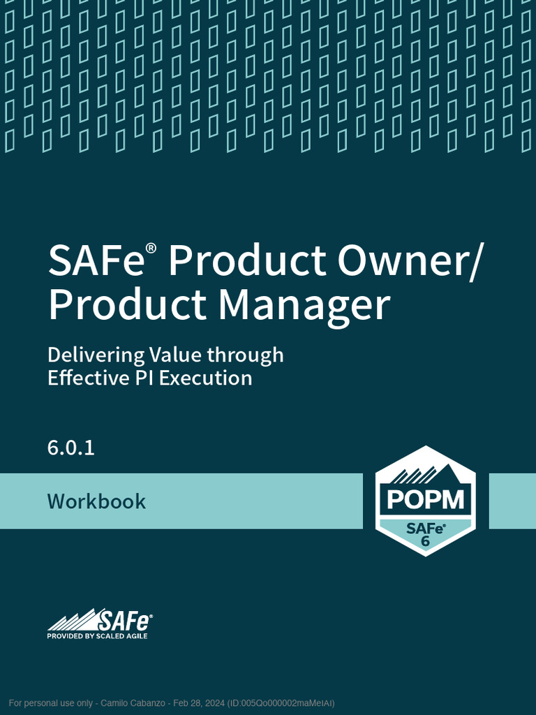 Safe Product Owner Product Manager Certification Cost