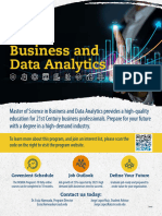 MS Business Data Analytics Flyer