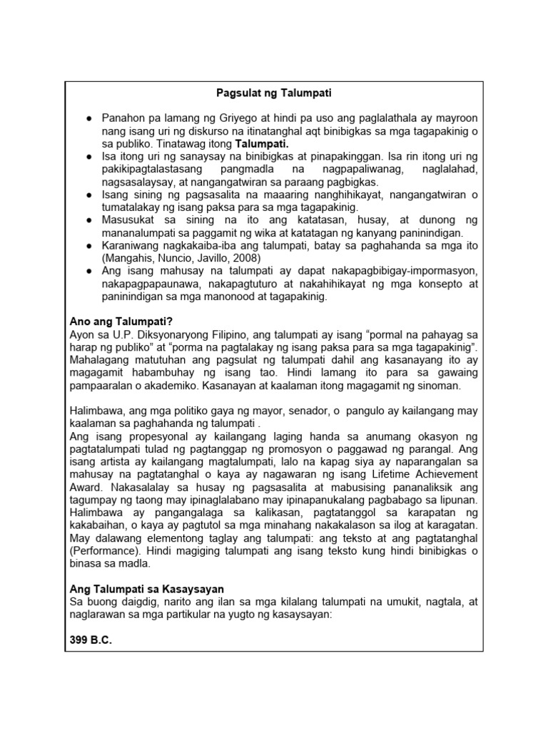 TALUMPATI | PDF