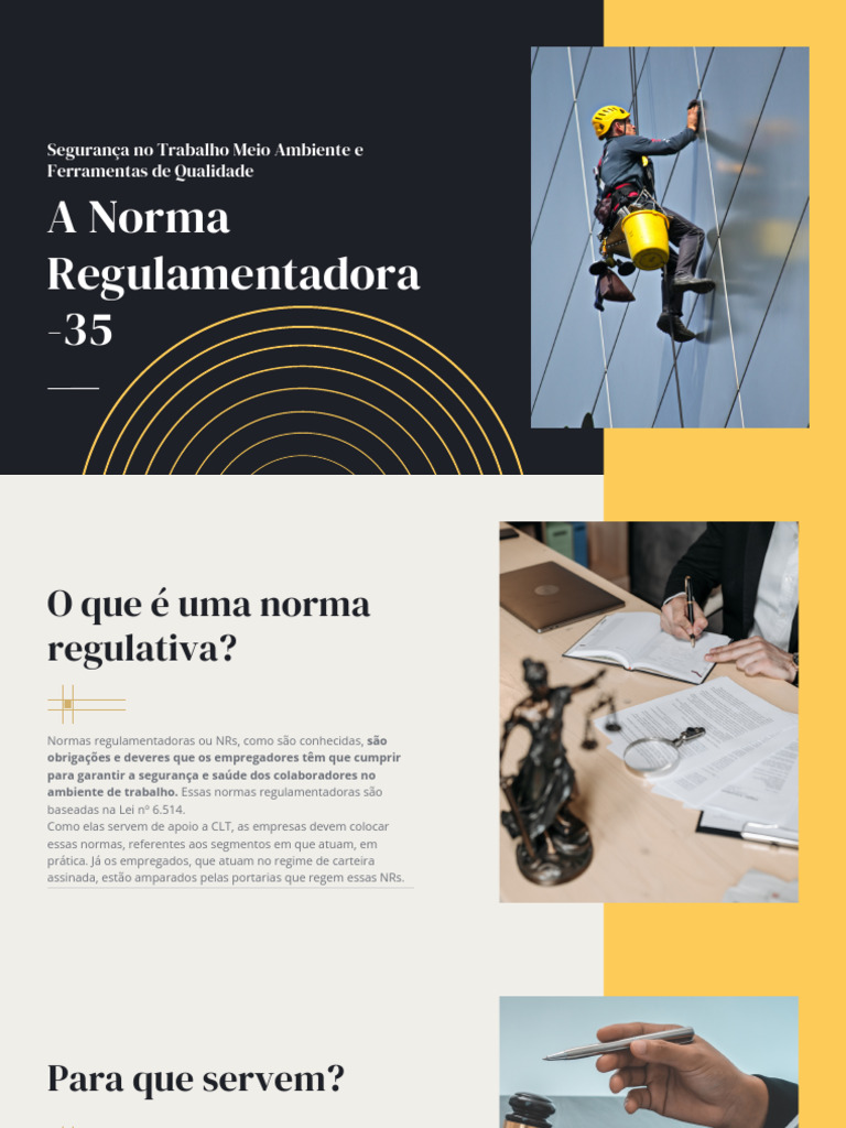 NR 35 | PDF | Negócios
