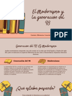 Modernismos y Generación Del 98