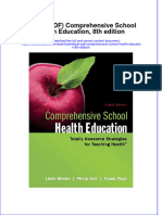 Ebook PDF Comprehensive School Health Education 8Th Edition PDF Docx Full Chapter Chapter Scribd