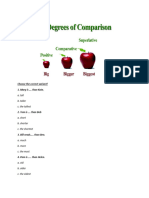 Kelas 5 - Soal Comparative and Superlative Degree