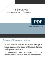 MAF 675 Topic 2 - Forwards and Futures