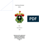 Sistematika Penulisan Usulan Proposal Praskripsi