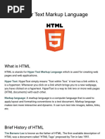 HTML 