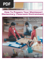 How To Prepare Your Montessori Elementary Classroom Environment by Mirka Montessori Institute Prague - PDF 2