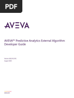 AVEVA Predictive Analytics External Algorithm Developer Guide