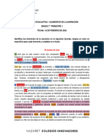 Actividad Evaluativa - Elementos de La Narración.