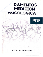 Fundamentos de Medicion Psicologica