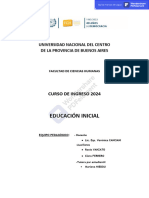 Educación Inicial. Mod Espc 2024