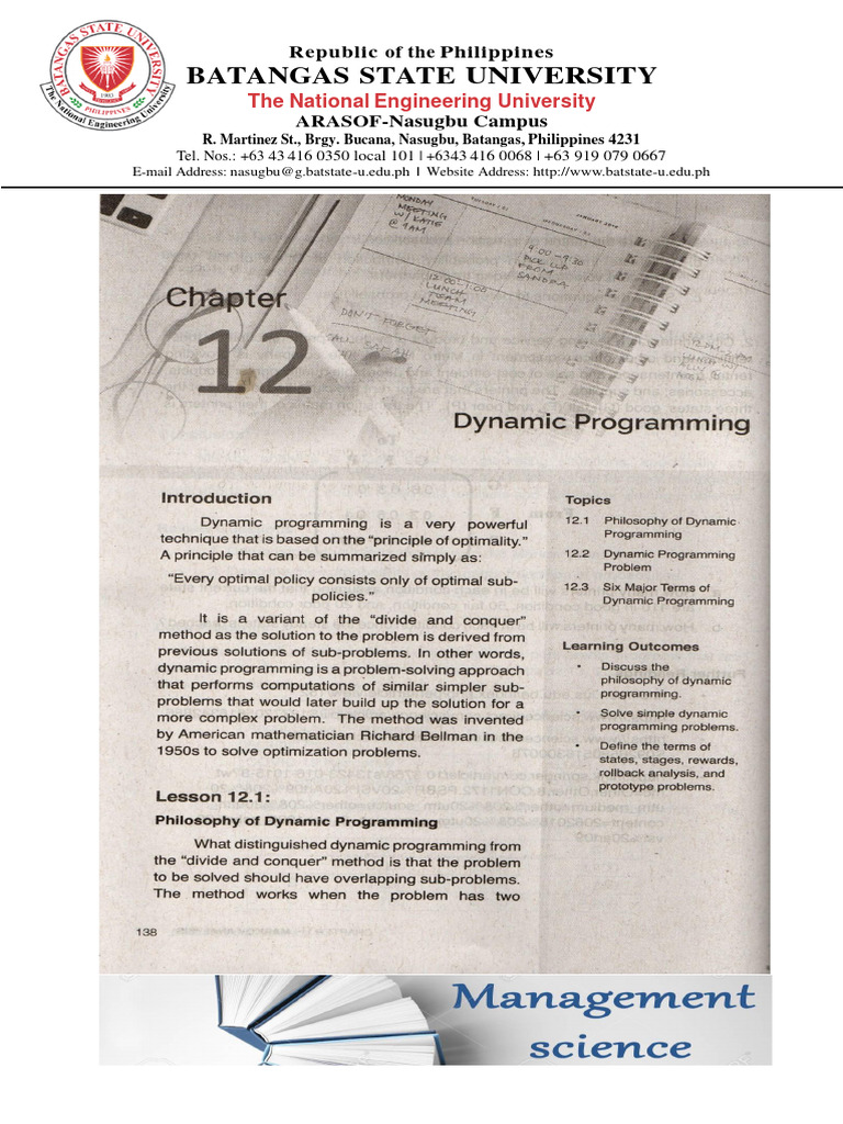 Dynamic Programming | PDF