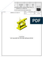 Calcul Du Massif Du Filter Separateur: 10DPRJ-D-TA-C-RE-1013