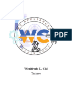 Business Proposal - Wenifredo Cid