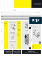 Cell Clarification Technologies Matrix Selection Sheet en B Data