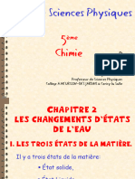 Chimie 5eme Chapitre 2