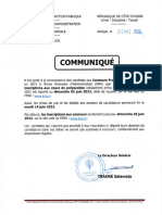 Communique Concours Pro Report Inscription