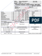 Specimen: Troisième Trimestre - Année Scolaire: 2021-2022