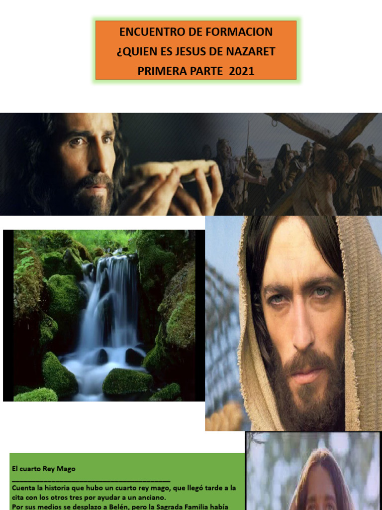 7 y 8 Encuentro de Formacion Quien Es Jesus I y Ii Parte 2021 | PDF