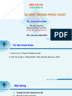 Chương 8 Liên kết hóa học trong phức chất