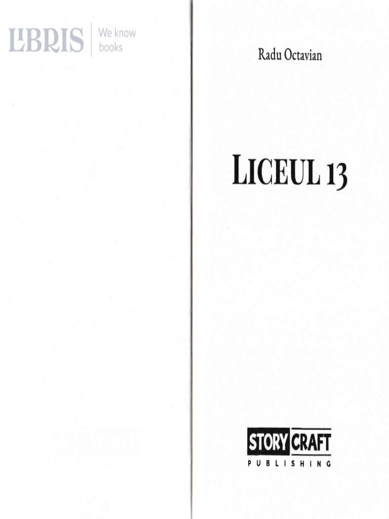 Liceul 13 - Radu Octavian | PDF