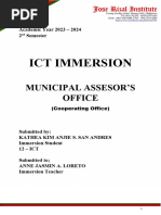 Ict Immersion Format