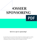 Le Dossier Sponsoring