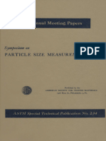 ASTM - STP 234 - Symposium On Particle Size Measurement