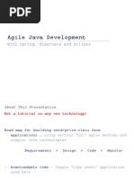 Download Agile Java Dev With Spring Hibernate Eclipse by api-3801889 SN7100382 doc pdf