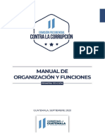 1 Manual de Organización y Funciones Primera Edición