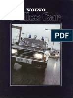 Volvo 240 Police Car Brochure 1979