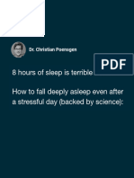 How To Fall Deeply Asleep After Stressful Days