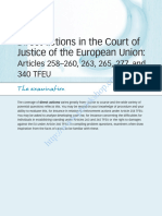 Direct Actions in The Court of Justice of The European Union