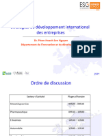 Stratégies de Développement International Des Entreprises 2023-2024 Séance 9