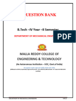 IV Me II Sem Q.bank 2016-17