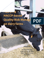 Applying HACCP-based Quality Risk Management On Dairy Farms - 313pp