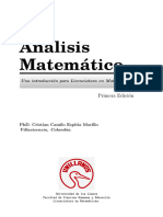 Libro de Análisis Matemático