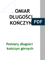 Pomiary DŁUGOŚCI KOŃCZYN